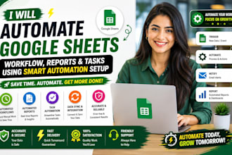 automate google sheets workflow, reports and tasks using automation setup