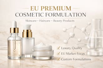 create luxury cosmetic formulas for germany and eu beauty brands