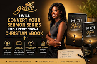 convert your sermon series into a professional christian ebook