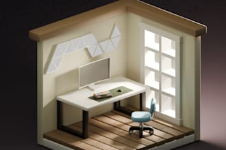 create stylized 3d assets