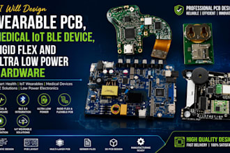 design wearable pcb medical iot ble device rigid flex and ultra low power