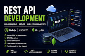 develop rest API using nodejs express and mongodb