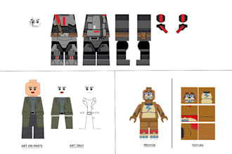 do lego minifigure decal sticker design,minifigure decal for uv and pad printing