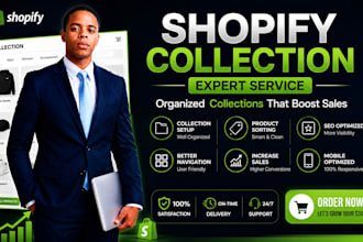 create professional collections and product organization