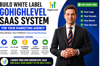 build white label gohighlevel saas system for your marketing agency