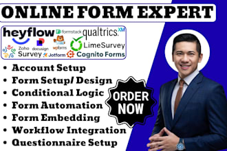 formstack limesurvey qualtrics heyflow zoho survey form cognito form integration