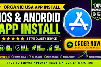 provide real IOS review 24 applestore rating review app install, app promo video
