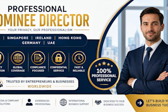 provide a nominee director in UK, singapore, ireland, hong kong, germany, uae