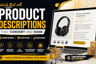 write catchy product descriptions