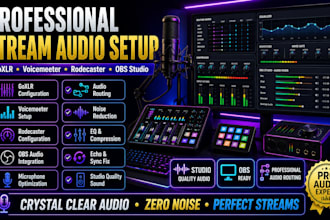 set up goxlr, voicemeeter, rodecaster and obs studio for stream audio