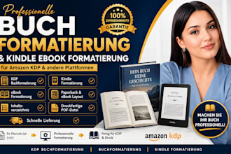 buchformatierung, kindle ebook formatierung für amazon KDP