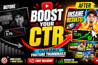 design clickable youtube thumbnails that boost CTR