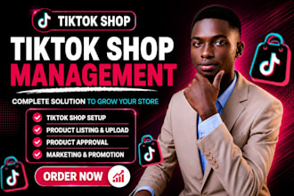 set up and manage tiktok shop, tiktok shop manager, tiktok shop dropshipping