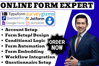 do google forms typeform questionpro surveyheart outgrow surveygizmo integration