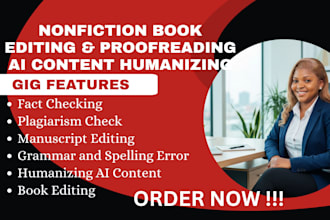 proofread edit fact check plagiarism humanize ai content correct spelling errors