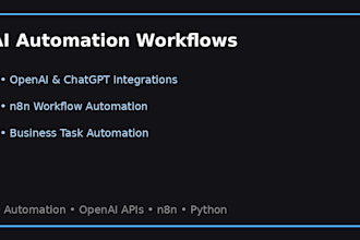 build ai automation workflows using openai and n8n