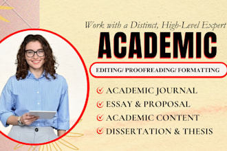 proofread, edit, format academic book textbook article research essay proposal