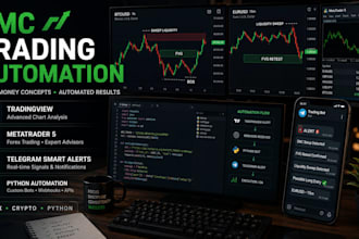 create a telegram trading bot with tradingview alerts