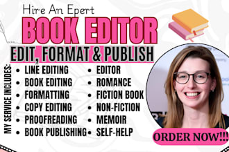do book editing, proofread non fiction, romance book editor, memoir formatting