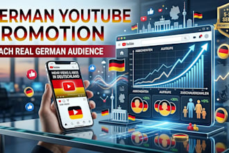 promote and advertise your german youtube channel video to german audience