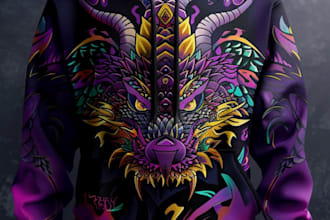 create sublimation hoodies design
