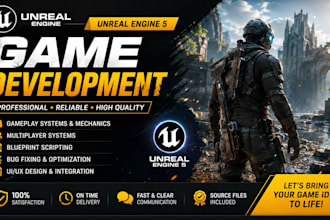 do unreal engine game development, develop unreal engine