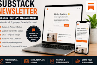 setup substack newsletter design manage substack post substack email template