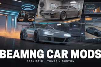 build realistic beamng car mods and custom tuning