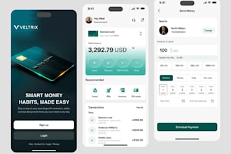 develop fintech app, payment app, wallet app, crypto wallet app, investment app