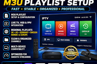 offer uk, us, german, sweden, nordic, european, live tv, vod, ppv, m3u pl