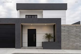 create stunning exterior design for house and office