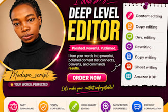 provide expert book editing proofreading and manuscript polishing