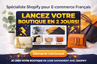 créer une boutique shopify francais dropshipping vetements en ligne sur shopify
