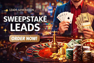 provide you a verify usa sweepstaks leads