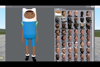 create gmod garrys mod player model gaming character mmd sfm model