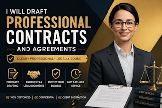 draft professional contracts and agreements