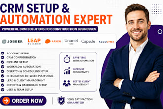 setup projul leap buildern raken unanet crm capsule crm acculynx automation