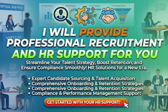 provide professional recruitment and HR support for you