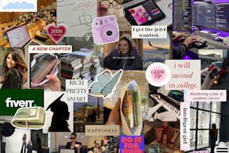 create a custom vision board for your goals and dreams
