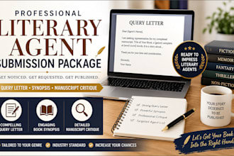 craft literary agent query letter and book synopsis