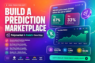 prediction market polymarket clone smart contract blockchain dapp defi develop