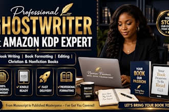 be your professional nonfiction ebook ghostwriter and editor