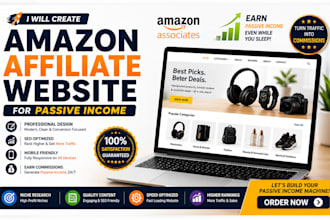 create amazon affiliate website for passive income