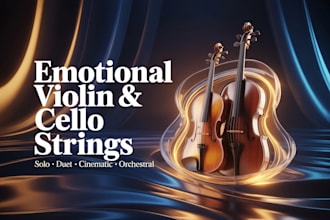 record emotional solo or duet violin viola and cello strings arrangement