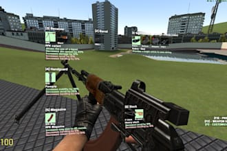 create custom gmod map playermodel and weapon for garrys mod