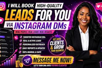 instagram dm send and manage instagram dms to book high quality leads outreach