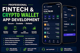 build a secure crypto wallet and fintech mobile app
