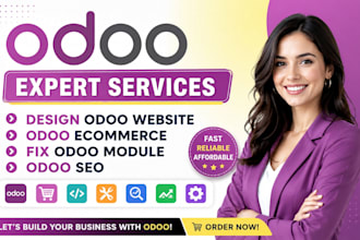 design odoo website odoo ecommerce fix odoo module odoo SEO