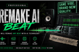remake or recreate ai song to high quality instrumental beat