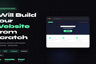 build a responsive front end landing page
